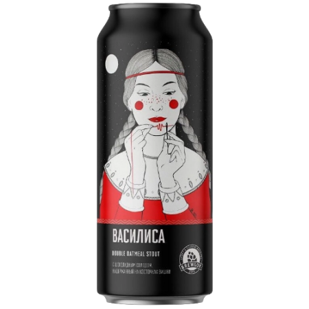 Brewlok Василиса (Oatmeal Stout) 0,5 ж_б